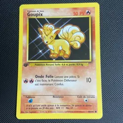 Pokemon FRENCH 1st Edition GOUPIX 68/102 Common 1999 NM - Image 1