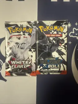 Pokemon TCG: Scarlet & Violet Black Bolt White Flare Booster Packs X2 Ships Fast - Image 1