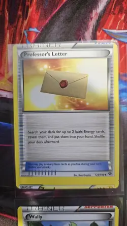 Miscut Pokemon Cards Lot (Professor's Letter, Steven, And Wally) - Image 4