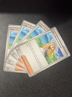 4x Lillie's Determination - 119/132 - ME01: Mega Evolution Pokemon Playset x4 - Image 1