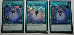 Yugioh! 3x Charge of the Light Brig 1st Ed. RA02-EN055 Secret Rare play set 25th - Image 1