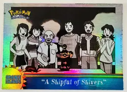 2000 Topps Pokemon Orange Islands #OR12 A Shipful of Shivers Rainbow Holo Foil - Image 1