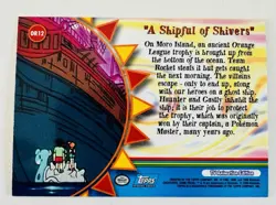 2000 Topps Pokemon Orange Islands #OR12 A Shipful of Shivers Rainbow Holo Foil - Image 2