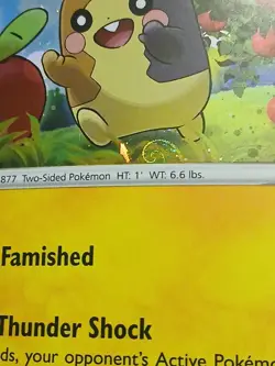 GALAXY SWIRL Pokemon Sword & Shield Morpeko SWSH031 Black Star Promo Cosmos Holo - Image 3