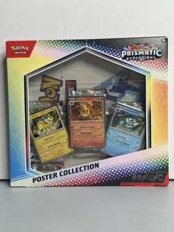 Pokemon TCG SV8.5 Prismatic Evolutions Poster Collection Box Factory Sealed - Image 1