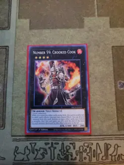 YUGIOH NUMBER 59: CROOKED COOK DLCS-EN121 COMMON 1ST ED NM - Image 1