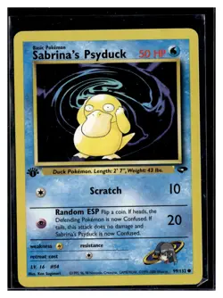 Pokemon Gym Challenge #099/132 Sabrina's Psyduck - Image 1