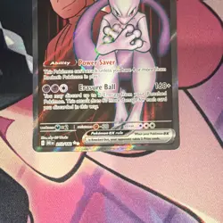 Pokemon Team Rocket's Mewtwo ex 213/182 Sv10 Ultra Rare Full Art Holo EX 280 HP - Image 4