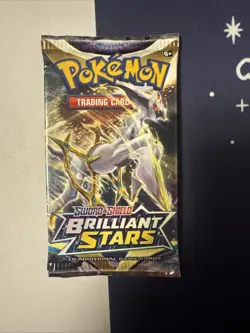 Pokemon TCG Brilliant Stars Booster Pack Factory Sealed - Image 1