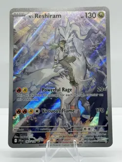 Pokemon TCG N's Reshiram SV09: Journey Together 167/159 Illustration Rare Holo - Image 1