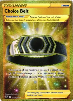 Pokemon TCG Choice Belt 211/189 Secret Rare Holo NM - Image 1