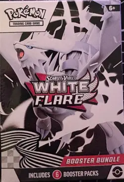 Pokemon Scarlet & Violet White Flare Booster Bundle Box Reshiram 6 Packs - Image 2