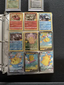 Pokemon Celebrations 25th Anniversary Complete Set 1-50 with 4 PSA 9 Charizard - Image 3