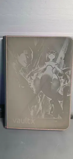 Laser Engraved Vault X Binder 9 Pocket SV10 Destined Rivals - Mewtwo - Image 1