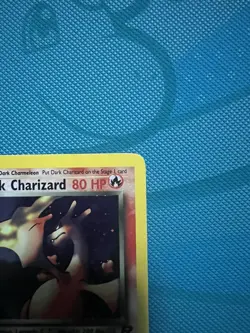 Pokemon TCG Dark Charizard 4/82 Team Rocket Holo WOTC VTG NM Swirl - Image 4