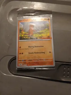 Pokemon Charmander GameStop Exclusive Promo Reverse Holo 004/165 Scarlet & Viol… - Image 1