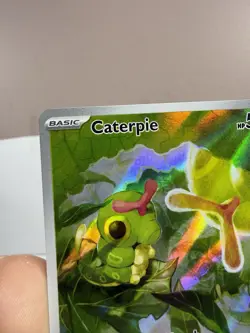 Pokemon Caterpie 172/165 Scarlet & Violet 151 Illustration Rare - Image 4