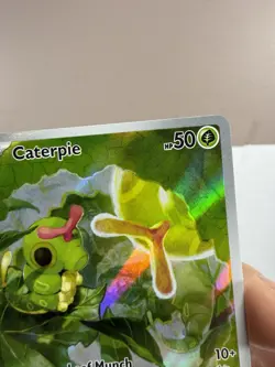 Pokemon Caterpie 172/165 Scarlet & Violet 151 Illustration Rare - Image 5