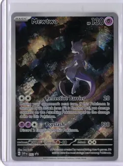 2023 Pokemon SVP EN #52 Mewtwo Black Star Promo UPC Nm - Image 1