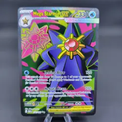 Pokemon TCG Mega Starmie Ex 102/088 Full Art Perfect Order - Image 1
