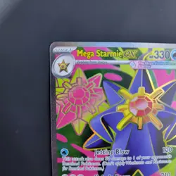 Pokemon TCG Mega Starmie Ex 102/088 Full Art Perfect Order - Image 4