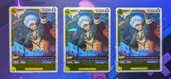 3x Trafalgar Law #P-088 (Pirate Foil) Premium Booster PRB-02 Vol.2 (Reprint), NM - Image 1