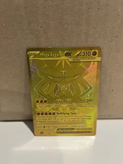2026 Pokemon Mega Zygarde EX GOLD Secret Rare English - 124/088 - Perfect Order - Image 1