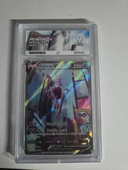 Pokemon TCG Mewtwo V 072/078 Pokemon GO Alt Art ACE 9 - Image 1