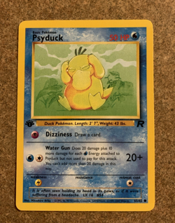 1st Edition Psyduck 65/82 - Team Rocket - Pokemon Card - Near Mint (NM) - Image 1