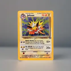 Jolteon 4/64 Jungle Unlimited WOTC Holo Rare Pokemon Card HP/ Damaged - Image 1
