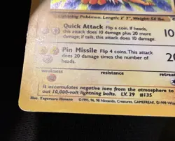 Jolteon 4/64 Jungle Unlimited WOTC Holo Rare Pokemon Card HP/ Damaged - Image 5