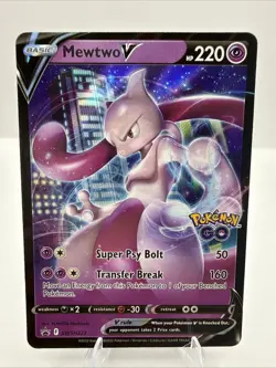 Mewtwo V - Promo SWSH: Sword & Shield Promo Cards SWSH223 NM - Image 1