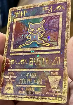 Pokemon Ancient Mew Promo Holo Card Nintendo Psychic Basic TCG -MP - Image 3