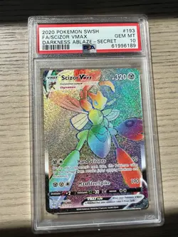 Scizor VMAX 193/189 Darkness Ablaze Secret Rare Holo Pokemon TCG Pokemon Card - Image 1