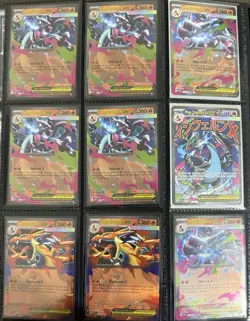 HUGE Pokemon mix Binder Card Collection 360 lot Modern set - Image 1