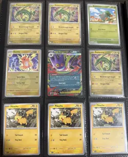 HUGE Pokemon mix Binder Card Collection 360 lot Modern set - Image 4