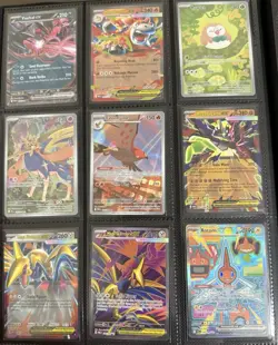 HUGE Pokemon mix Binder Card Collection 360 lot Modern set - Image 5