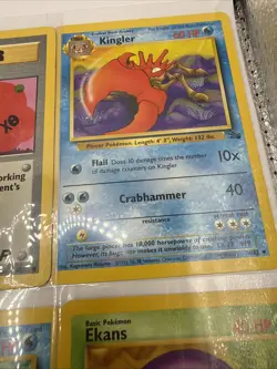 Pokemon Vintage (8) - Collection Mixed Lot Cards ✨ HP + DMG - Image 5