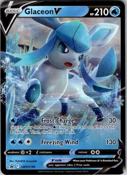 Glaceon V - Promo SWSH: Sword & Shield Promo Cards SWSH196 NM - Image 1