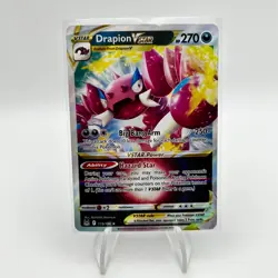 Pokemon Drapion Vstar119/196 TCG Sword & Shield Lost Origins Ultra Rare Card LP - Image 1