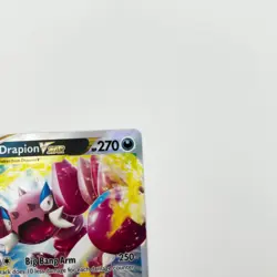 Pokemon Drapion Vstar119/196 TCG Sword & Shield Lost Origins Ultra Rare Card LP - Image 4