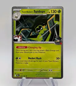 Team Rocket's Spidops 020/182 (Cosmos Holo) Rare Prize Pack Pokemon TCG Card - Image 1
