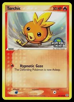 Pokemon Card - Torchic Emerald 69/106 Wizard World Chicago Promo - Image 1