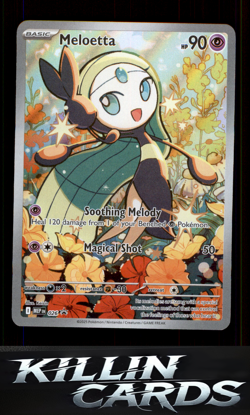 Meloetta - 026 026 Pokemon Illustration Rare ME: Mega Evolution Promo Card NM - Image 1