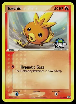 Pokemon Card - Torchic Emerald 69/106 Common Wizard World Chicago Promo - Image 1