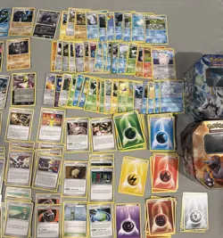 Vintage Pokemon Card Lot 154 Cards 2005-2010 Collector Cases - Image 3