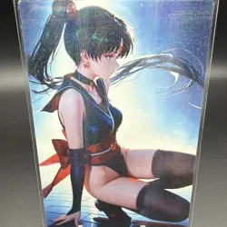 Setsuna Meiou Sailor Pluto Anime Waifu Card Doujin ACG Goddess Holo - Image 1