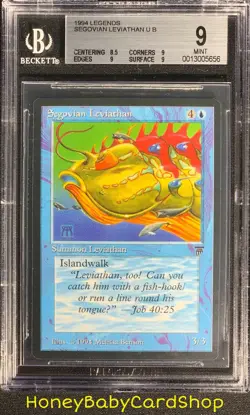 MTG Legends 1994 Segovian Leviathan BGS 9.0 Mint Old School 93/94 - Image 1