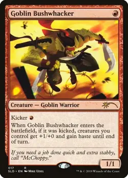 Goblin Bushwhacker Secret Lair NM MTG - Image 1