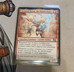 General Kreat, the Boltbringer (Anime) Foundations Jumpstart MTG MINT - Image 1